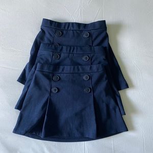 LOT of 3 Girls Navy Skort Uniform (Size 3T)